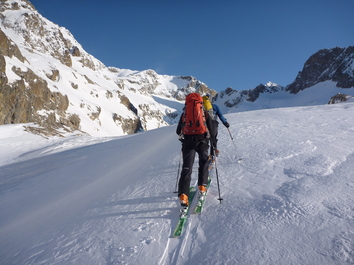 Raid à ski dans le Mercantour