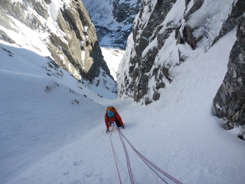 Couloir de gauche au Lombarducciu