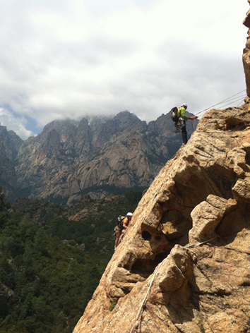 4 jours d'escalade à Bavella