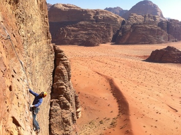 Climbing trip in Jordan