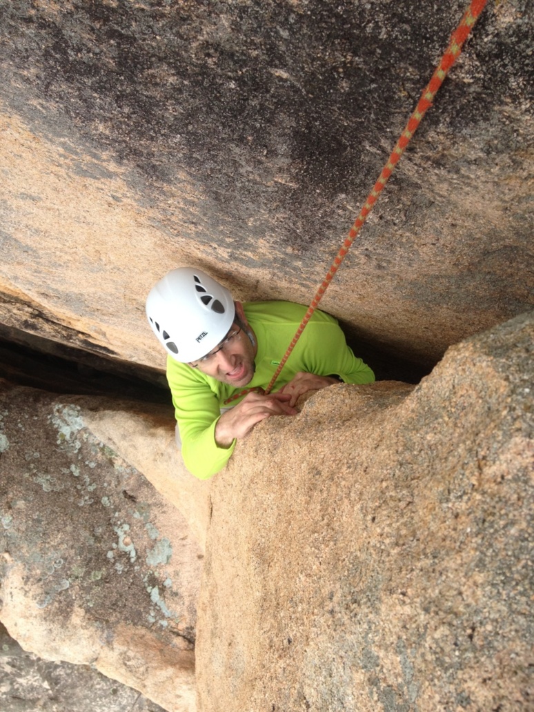 Escalade dans les Calanche