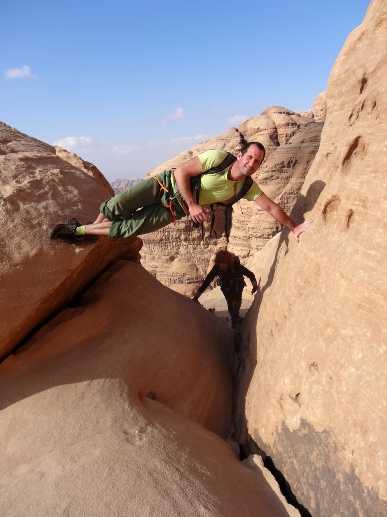 Climbing in Jordan