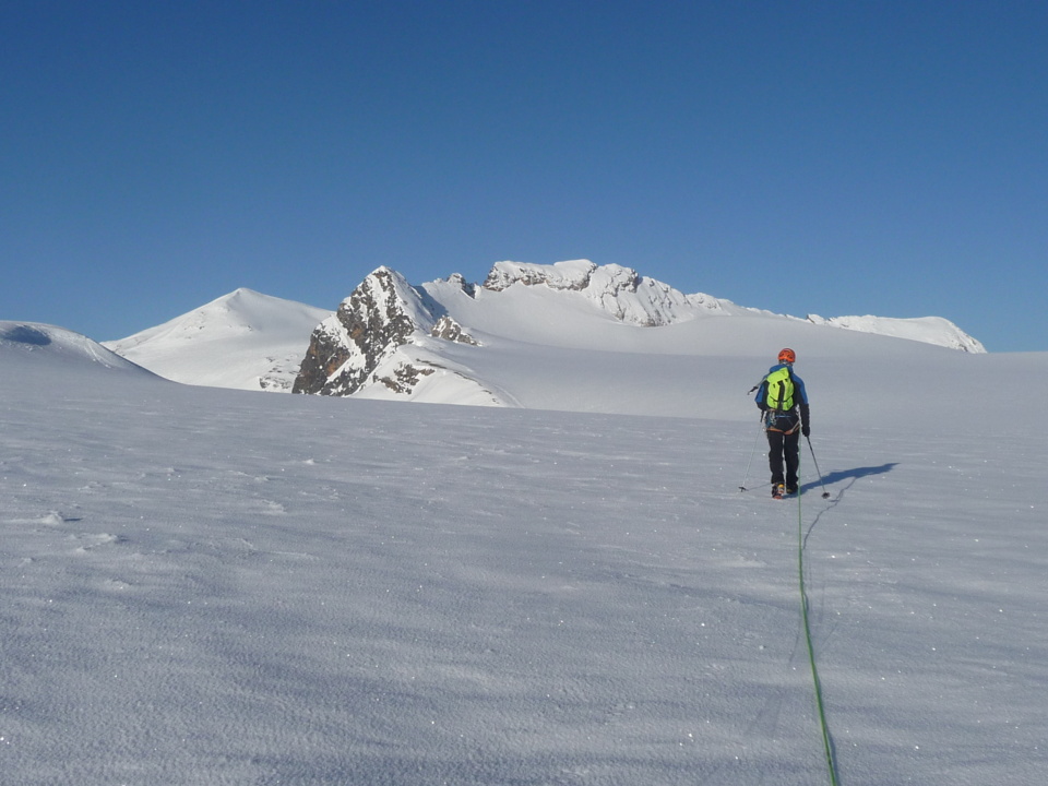 Au loin les Dômes de la Vanoise