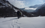 Ski après la chute de neige