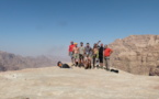 Escalade en Jordanie : dans le désert du Wadi Rum.