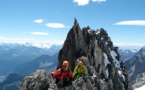 Mont Blanc et Alpinistes